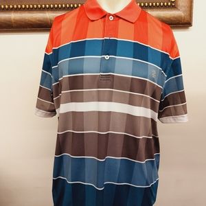 IZOD Golf Polo Shirt Men's Large Short Sleeve.